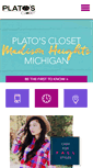 Mobile Screenshot of platosclosetmadisonheights.com